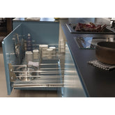 Gaveta 770mm Pia com Sifão Aramada Deslizante Telescópica com Corrediça Trilho Cozinha